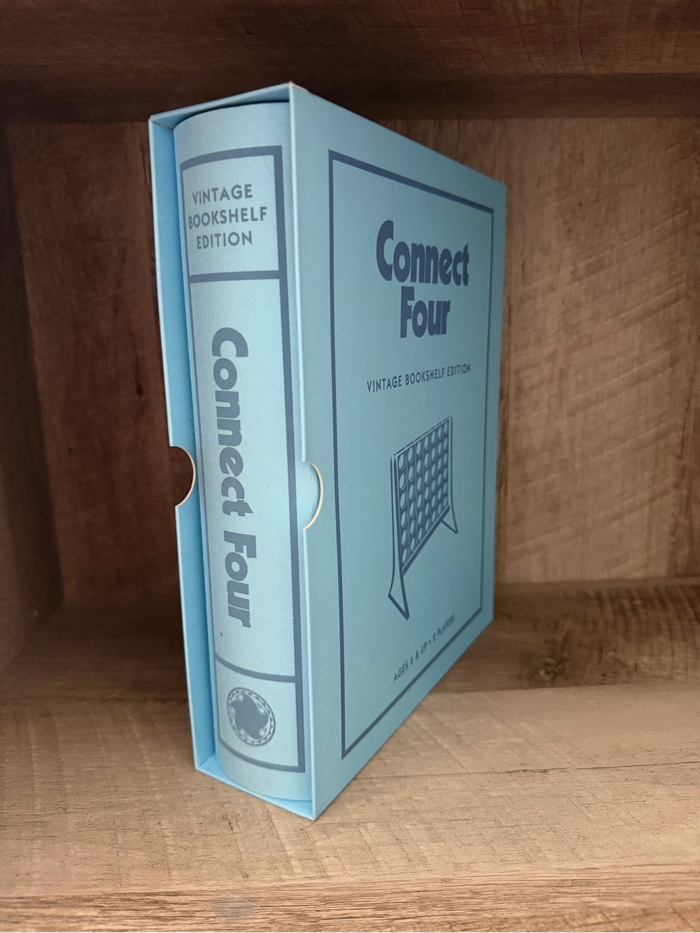 Connect Four - Vintage Bookshelf Edition - Light Blue